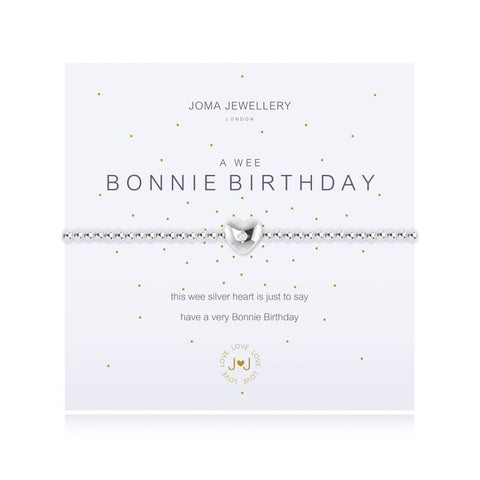 Joma Jewellery A Wee Bonnie Birthday Bracelet - Madisons and Co