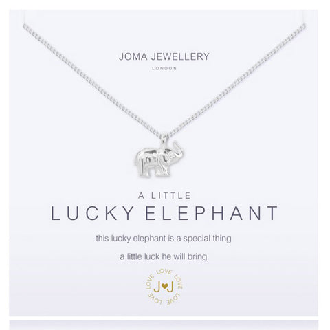 Joma Jewellery a little Lucky Elephant Necklace - Madisons and Co