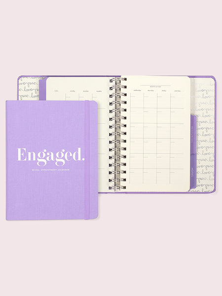 KATE SPADE BRIDAL APPOINTMENT CALENDAR IN BLUSH, ENGAGED