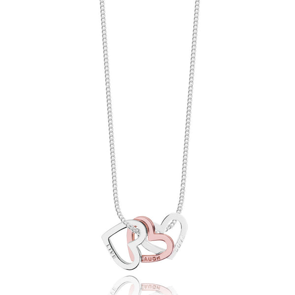 Joma Jewellery Live Laugh Love Heart Necklace - Madisons and Co