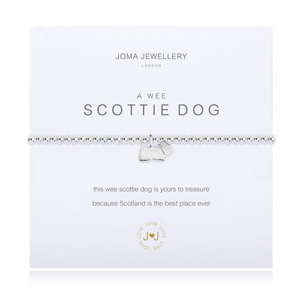 Joma Jewellery a little Scottie Dog Bracelet - Madisons and Co