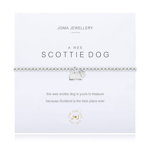 Joma Jewellery a little Scottie Dog Bracelet - Madisons and Co