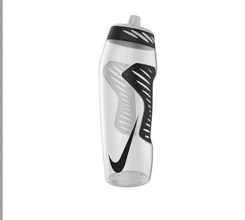 Nike Clear and Black Hyperfuel 24oz Sports Water Bottle - Madisons and Co