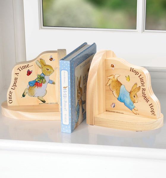 Peter Rabbit Wooden Bookends - Madisons and Co