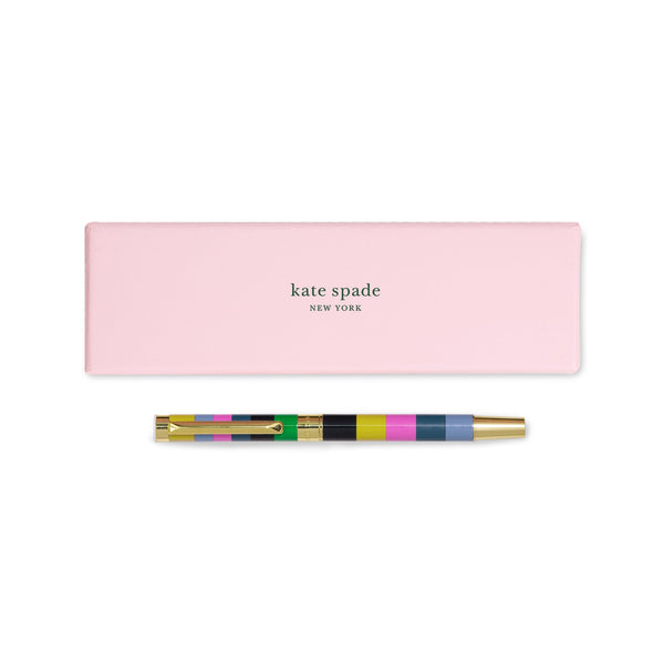 KATE SPADE ENCHANTED STRIPE BALLPOINT PEN