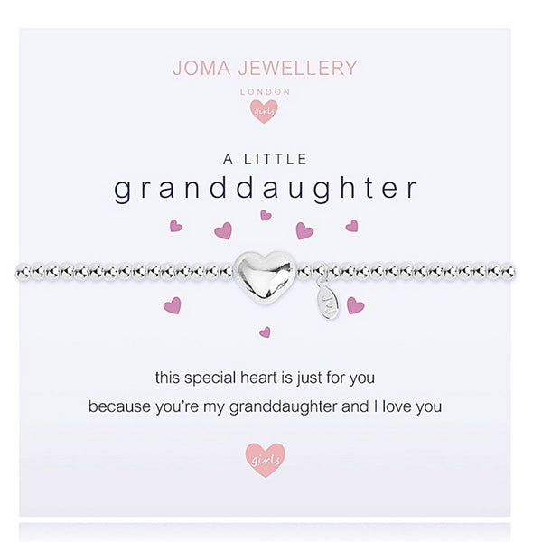 Joma Jewellery Childrens a little Granddaughter Bracelet - Madisons and Co