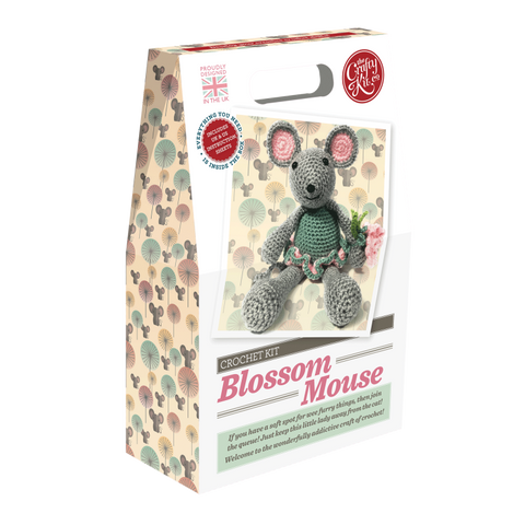 The Crafty Kit Company Blossom Mouse Crochet Kit - Madisons and Co