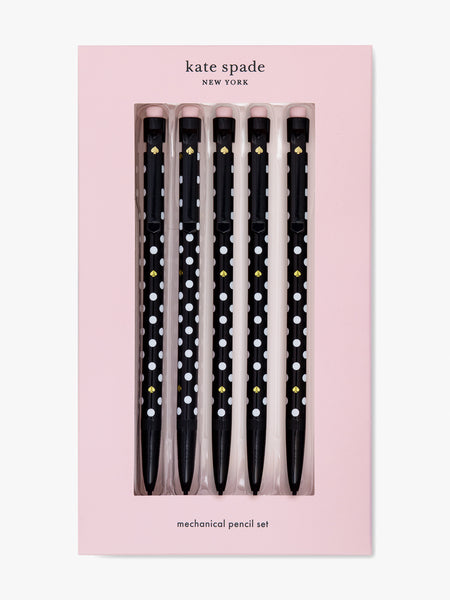 KATE SPADE MECHANICAL PENCIL SET, POLKA DOT