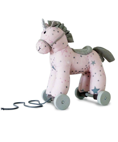 Little Bird Told Me Celeste Unicorn Pull Along - Madisons and Co