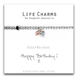 Life Charms HAPPY BIRTHDAY! HEARTS BRACELET