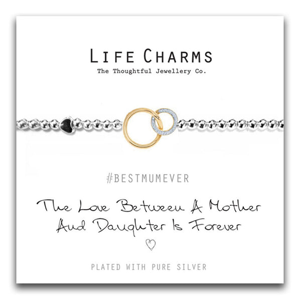 Life Charms LOVE BETWEEN A MOTHER AND DAUGHTER BRACELET