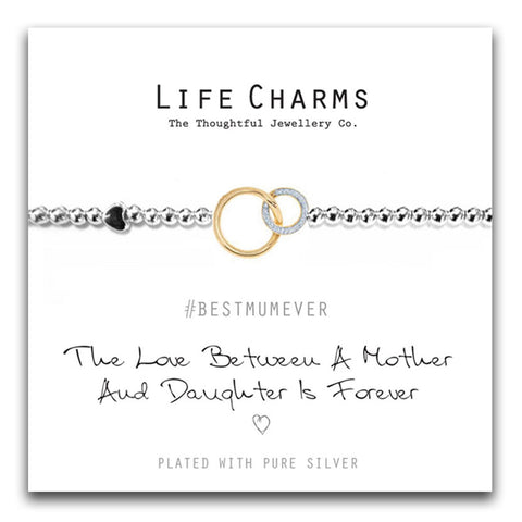 Life Charms LOVE BETWEEN A MOTHER AND DAUGHTER BRACELET