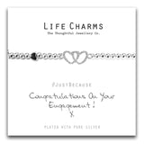 Life Charms CONGRATULATIONS ON YOUR ENGAGEMENT BRACELET