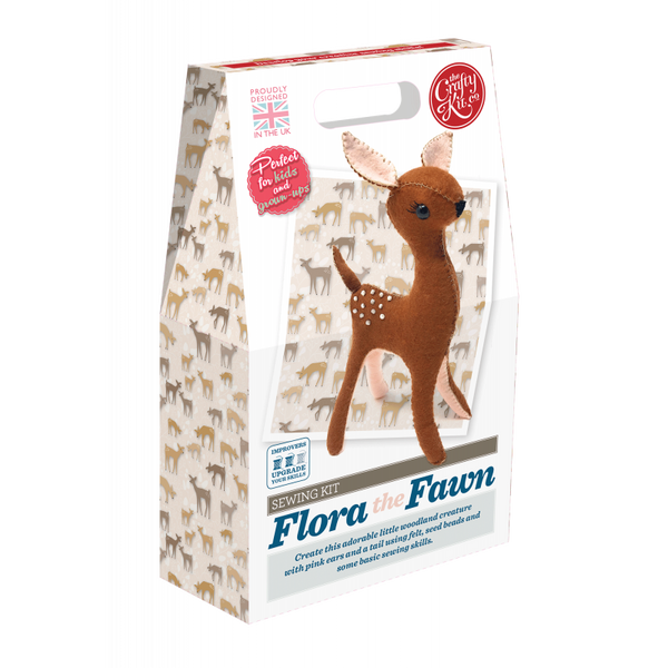 The Crafty Kit Company Flora The Fawn Sewing Kit - Madisons and Co