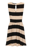 Girls On Film Stripe Skater Dress - Madisons and Co