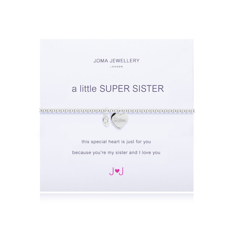 Joma Jewellery A Little Super Sister Bracelet - Madisons and Co