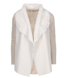 Lavand Cream Cardigan Coat - Madisons and Co