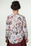 Lily J Floral Cream Blouse - Madisons and Co