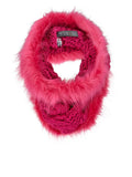 Lipsy Fluffy Pink Scarf - Madisons and Co