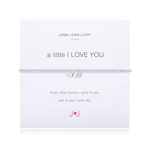 Joma Jewellery A Little I Love You Bracelet Three Silver Hearts - Madisons and Co