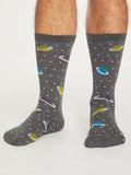 Thought Mens Pack of 4 Galactic Space Boxed Socks - Madisons and Co