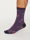 Thought Mens Pack of 4 Galactic Space Boxed Socks - Madisons and Co