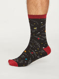 Thought Mens Pack of 4 Galactic Space Boxed Socks - Madisons and Co