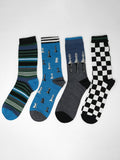 Thought Mens Pack of 4 Chess Set Boxed Socks - Madisons and Co