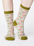 Thought Womens Pack of 4 Pairs Floral Boxed Socks - Madisons and Co