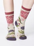 Thought Womens Pack of 4 Pairs Floral Boxed Socks - Madisons and Co