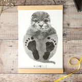 Lucy Coggle Baby Otter Footprinting Kit - Madisons and Co