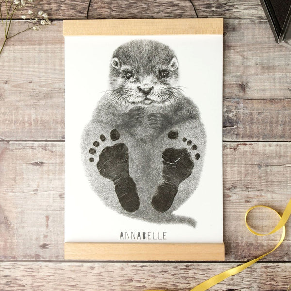 Lucy Coggle Baby Otter Footprinting Kit - Madisons and Co