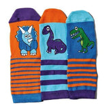 United Oddsocks Boys Dinosaur 3 Odd Socks Set Size 9 - 12 UK - Madisons and Co