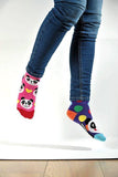 United Oddsocks Girls Pandamonium 6 Odd Socks Set Size 12-5.5 UK - Madisons and Co