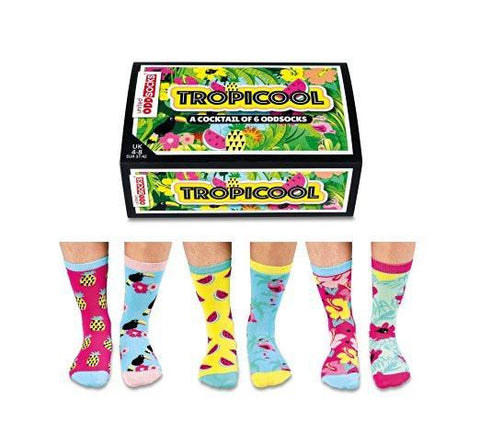 United Oddsocks Womens Tropicool Size 4 - 8 UK - Madisons and Co