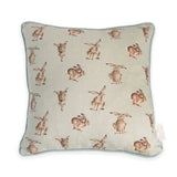 Wrendale Designs Bright Eyes Hare Cushion - Madisons and Co