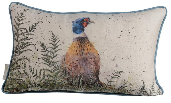 Wrendale Designs Pheasant and Fern Cushion - Madisons and Co