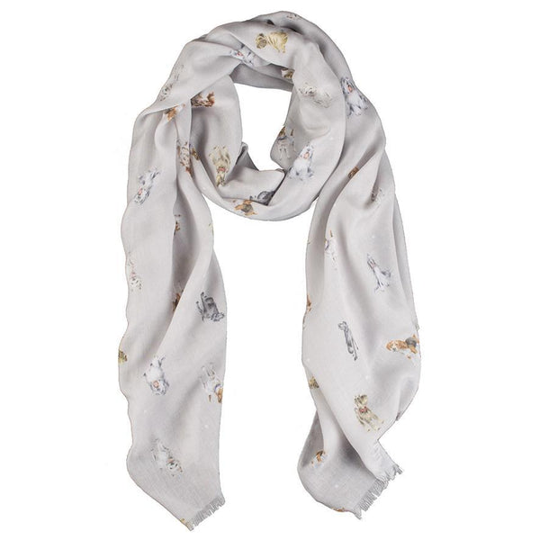 Wrendale Designs The Country Set Dogs Life Scarf - Madisons and Co