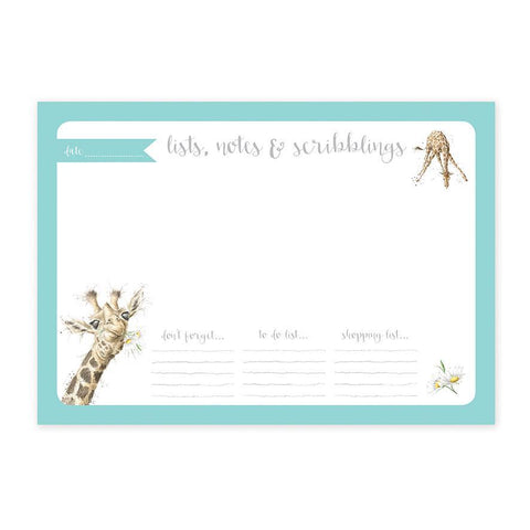 Wrendale Designs Giraffe A4 Desk Planner - Madisons and Co